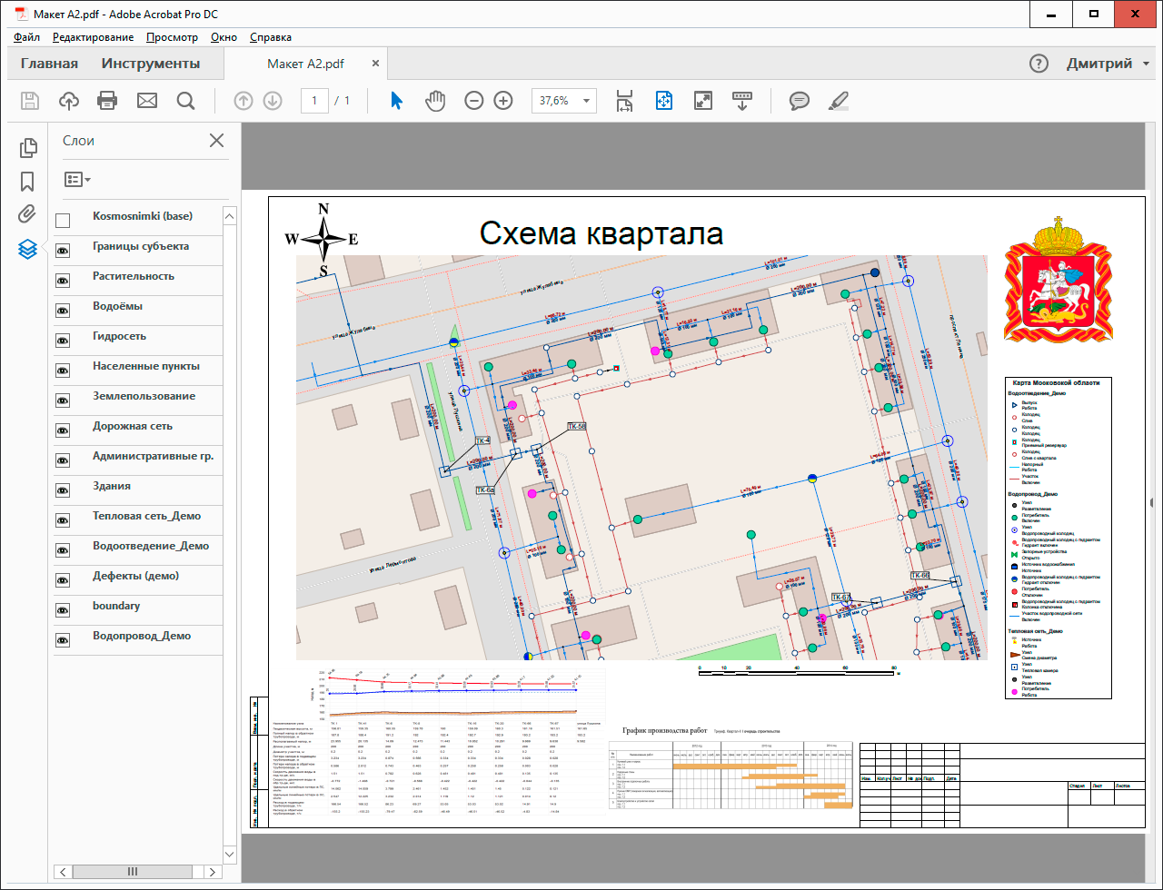 Пример макета в pdf формате